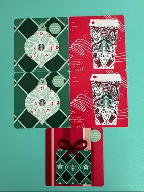 5 Starbucks Holiday Gift Cards